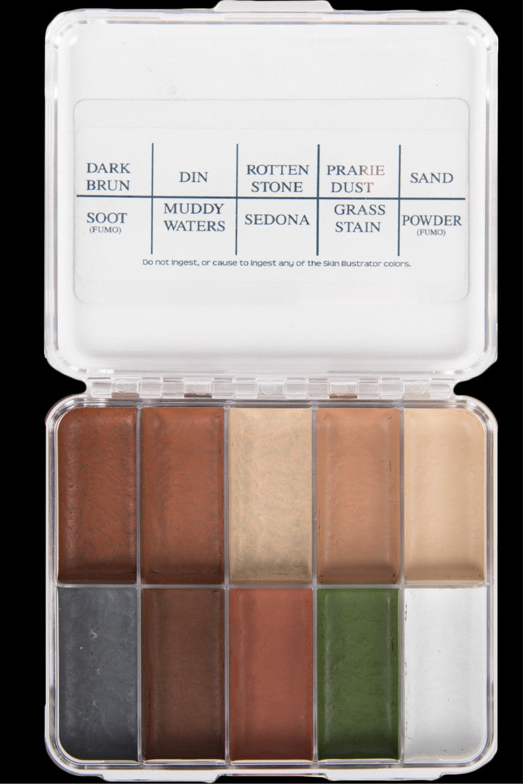 Skin Illustrator On Set Grunge Palette