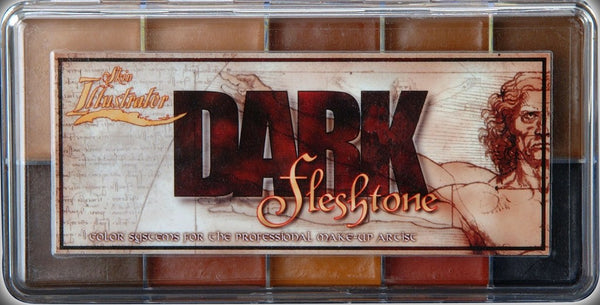 Skin Illustrator Dark Fleshtone Palette