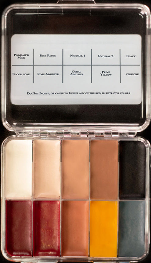 Skin Illustrator Powdah On Set Palette